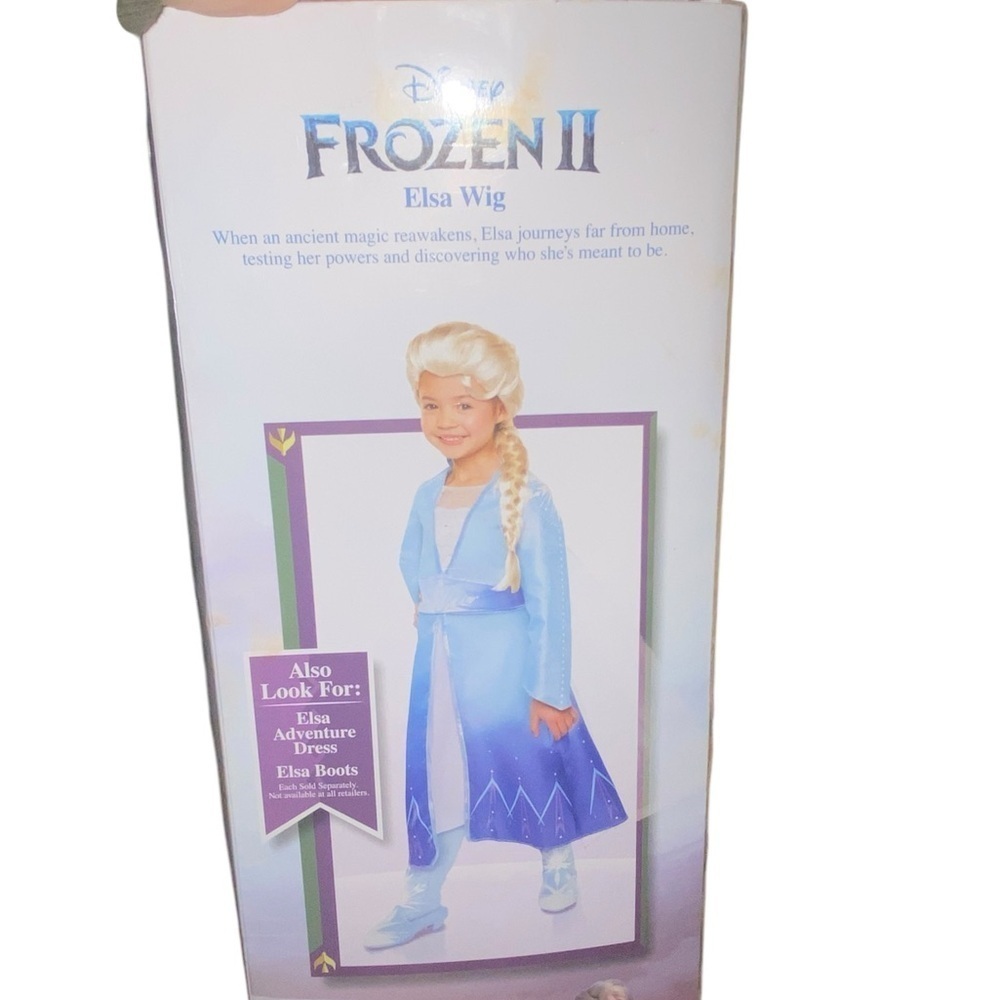 Frozen II Elsa Wig blonde braid wig Disney Princess halloween Costume - Picture 8 of 9